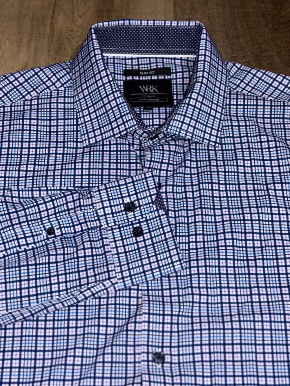 WRK 4-Way Stretch Performance Shirt Men's Size 17